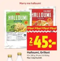 ICA Supermarket Halloumi, Grillost erbjuda