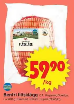 ICA Supermarket Benfri fläsklägg erbjuda