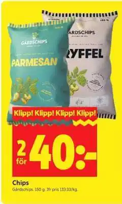 ICA Supermarket CHIPS erbjuda