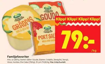 ICA Supermarket FAMILJEFAVORITER erbjuda