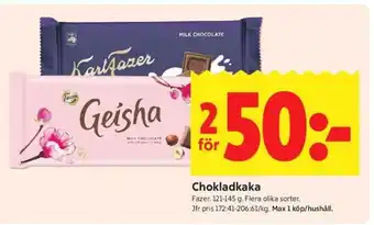 ICA Supermarket Chokladkaka erbjuda