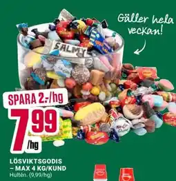 ÖoB Lösviktsgodis erbjuda