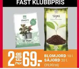 ÖoB BLOMJORD 10 l, SÅJORD 20 l erbjuda