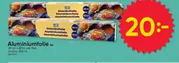 DollarStore Iisi Aluminiumfolie erbjuda