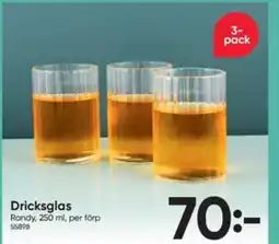 DollarStore Dricksglas erbjuda