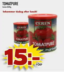 Din Mat CEREN Tomatpure erbjuda