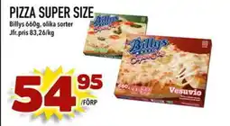 Din Mat Billy's Pizza super size erbjuda