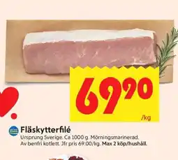 ICA Kvantum Fläskytterfilé erbjuda