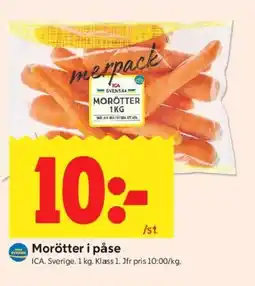 ICA Kvantum ICA Morötter i påse erbjuda