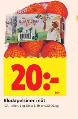ICA Kvantum ICA Blodapelsiner i nät erbjuda