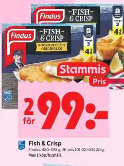 ICA Kvantum Findus Fish & Crisp erbjuda