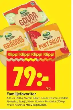 ICA Kvantum Arla Familjefavoriter erbjuda