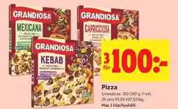 ICA Kvantum GRANDIOSA Pizza erbjuda