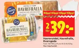 ICA Kvantum Fazer Havrerundel, Havrefralla, Kvarngoda erbjuda