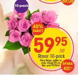 EKO Rosor 10-pack erbjuda