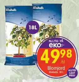 EKO WEIBULLS Blomjord erbjuda