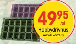 EKO Hobbydrivhus erbjuda