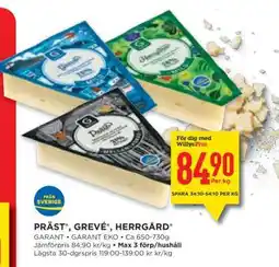 Willys PRÄST , GREVÉ , HERRGÅRD erbjuda