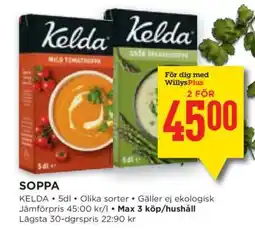 Willys Soppa erbjuda