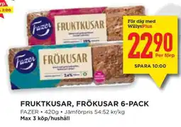 Willys FRUKTUSAR, FRÖKUSAR 6-PACK erbjuda
