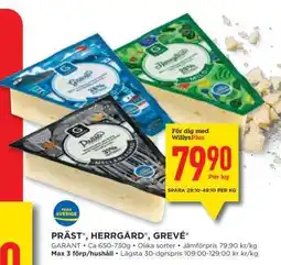 Willys PRÄST, HERRGÅRD, GREVÉ erbjuda