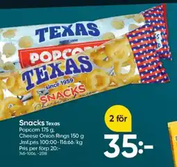 DollarStore Snacks Texas erbjuda