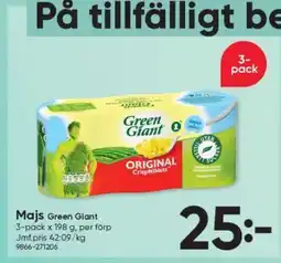 DollarStore Majs Green Giant erbjuda