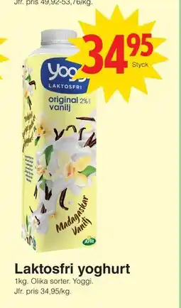Matöppet Laktosfri yoghurt erbjuda