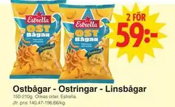 Matöppet Ostbågar - Ostringar - Linsbågar erbjuda