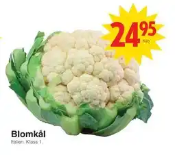 Matöppet Blomkål erbjuda