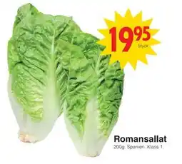 Matöppet Romansallat erbjuda