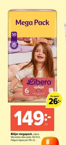 Coop Extra Blöjor megapack erbjuda