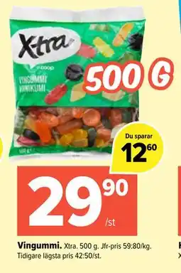 Coop Extra Vingummi erbjuda