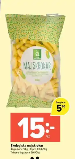 Coop Extra Ekologiska majskrokar erbjuda