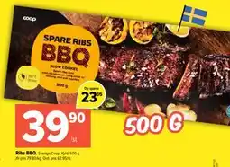 Coop Extra Ribs BBQ erbjuda