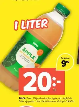 Coop Extra Juice erbjuda