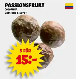 Nelins Passionsfrukt erbjuda