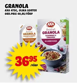 Nelins AXA Granola erbjuda