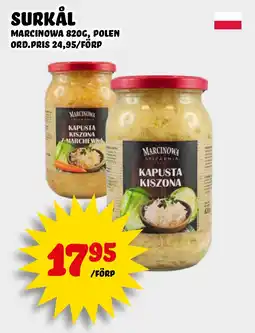Nelins MARCINOWA Surkål erbjuda