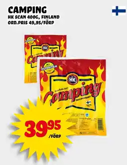 Nelins HK SCAN Camping erbjuda