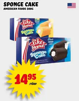 Nelins AMERICAN FOODS Sponge cake erbjuda