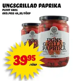 Nelins PLIVIT Ungsgrillad paprika erbjuda