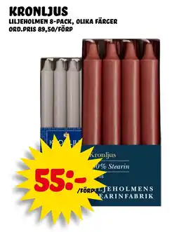 Nelins LILJEHOLMEN Kronljus erbjuda