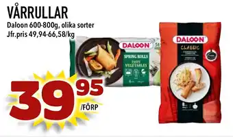 Nelins DALOON Vårrullar erbjuda