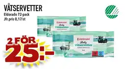 Nelins ELDORADO Våtservetter erbjuda