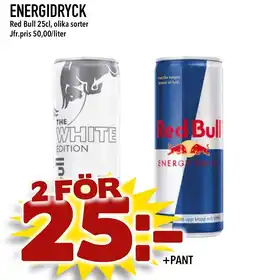 Nelins RED BULL Energidryck erbjuda