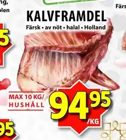 Matvärlden Tensta KALVFRAMDEL erbjuda