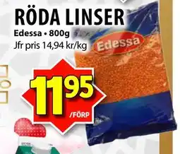 Matvärlden Tensta RÖDA LINSER erbjuda