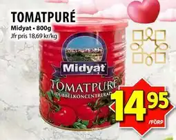 Matvärlden Tensta TOMATPURÉ erbjuda
