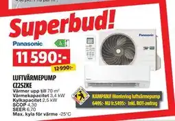 Bauhaus LUFTVÄRMEPUMP CZ25ZKE erbjuda